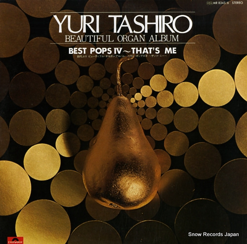 TASHIRO, YURI yuri tashiro beautiful organ album / best pops iv that's me MR8345/6 - front cover