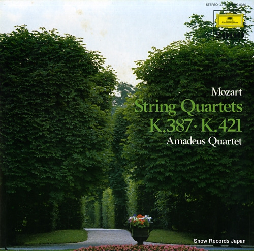 AMADEUS QUARTET mozart; string quartets k.387 & k.421 20MG0380