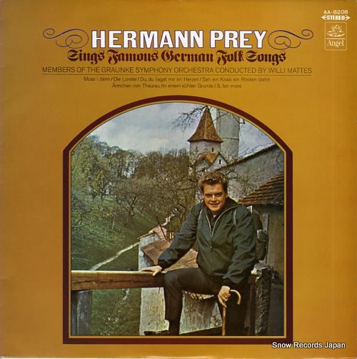 PREY, HERMANN sings famous german folksongs AA-8208