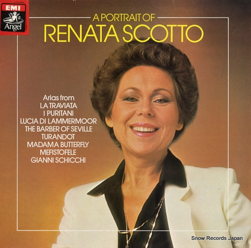 SCOTTO, RENATA a portrait of renata scotto ASD4022 - front cover