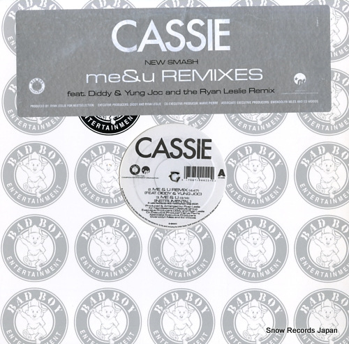 CASSIE me & u remixes 0-94411 - front cover