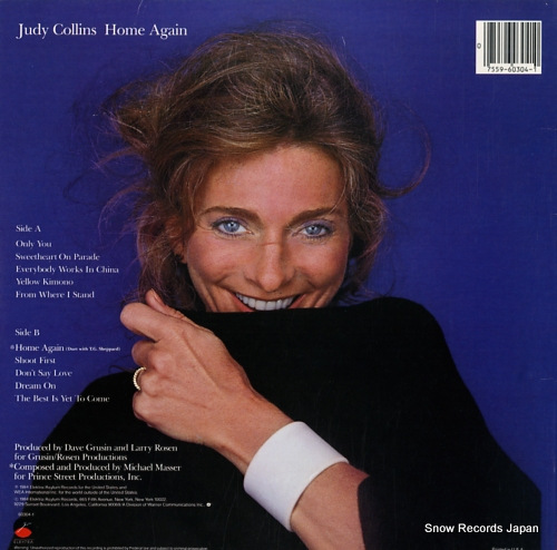 COLLINS, JUDY home again 60304-1 - back cover