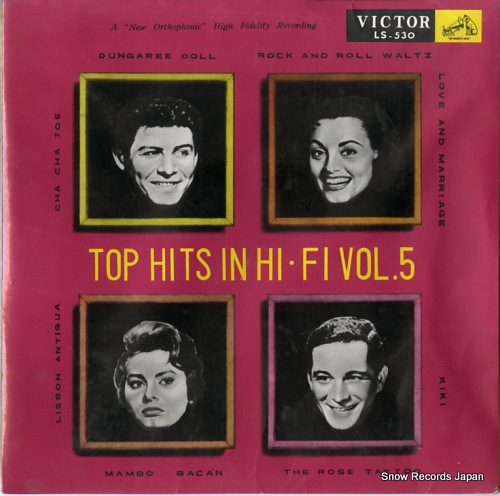 V/A top hits in high fidelity vol.5 LS-530 - front cover