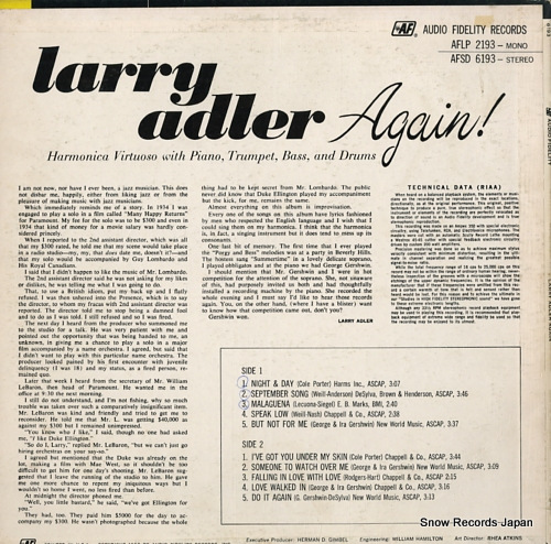 ADLER, LARRY again! AFSD6193