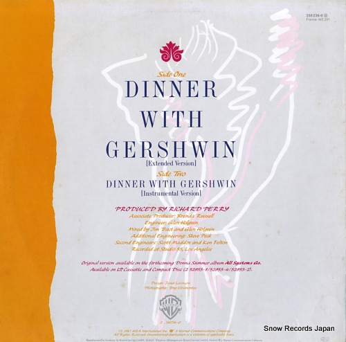 SUMMER, DONNA dinner with gershwin 258236-0