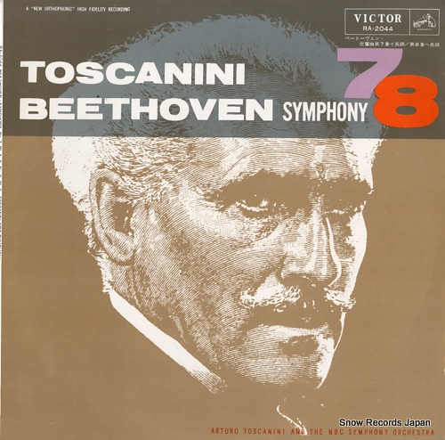 TOSCANINI, ARTURO beethoven; symphony no.7 & 8 RA-2044