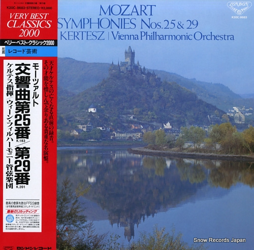 KERTESZ, ISTVAN mozart; symphonies nos.25 & 29 K20C-8683