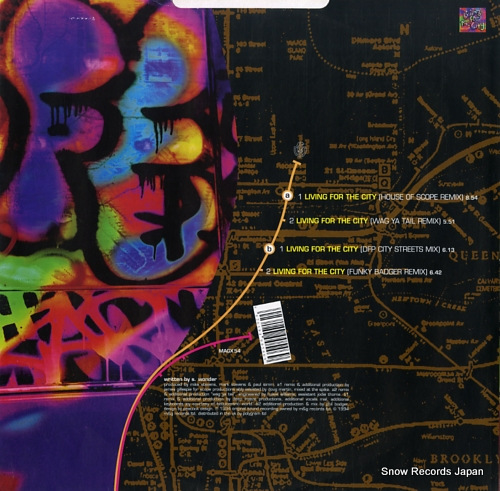 TURNER, RUBY living for the city MAGX54 - back cover