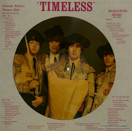 BEATLES, THE timeless S.M.-10004