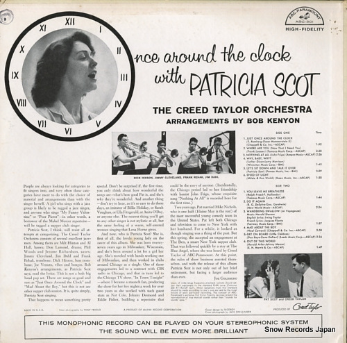 SCOT, PATRICIA once around the clock ABC-301