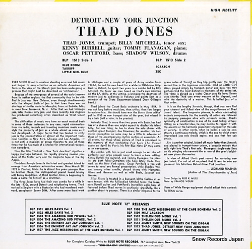 JONES, THAD detroit - new york junction BLP-1513