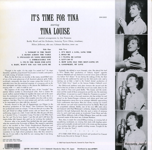 LOUISE, TINA it's time for tina DIW-25022