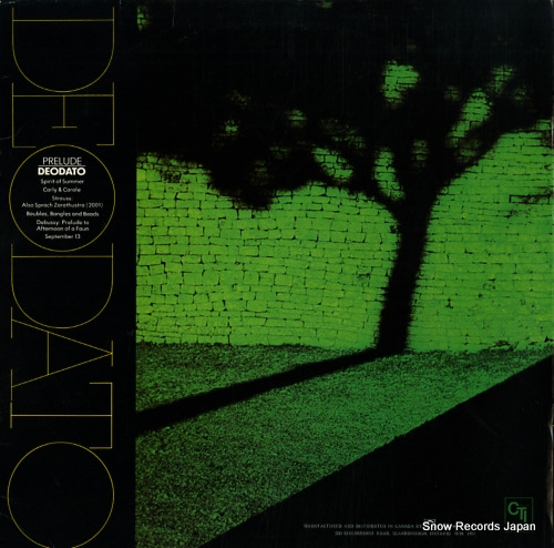 DEODATO prelude CTI6021 - back cover