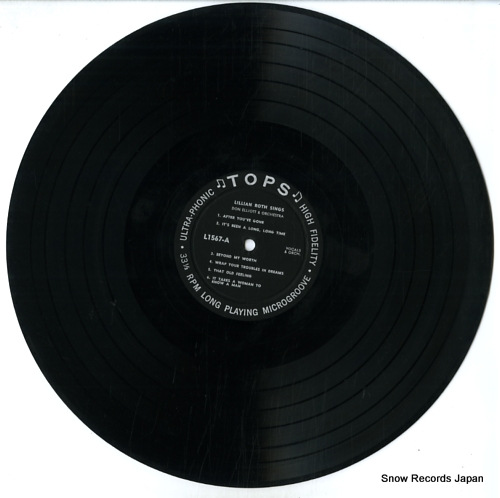 ROTH, LILLIAN lillian roth sings L1567