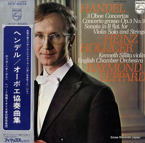 HOLLIGER, HEINZ handel; 3 oboe concertos - concerto grosso - sonata SFX-8504