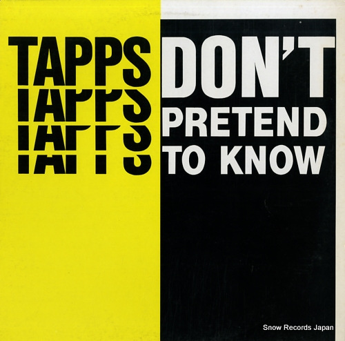 TAPPS don't pretend to know BLVD012