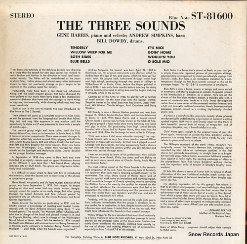 THREE SOUNDS, THE the three sounds GXF3152