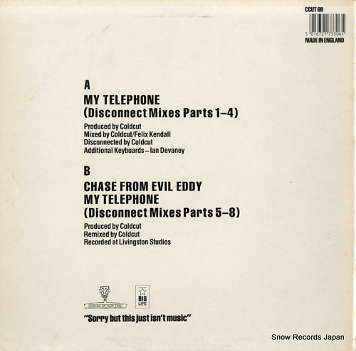 COLDCUT my telephone (disconnect mixes) CCUT6R