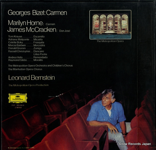 BERNSTEIN, LEONARD bizet; carmen MG9704/6 / 2740101