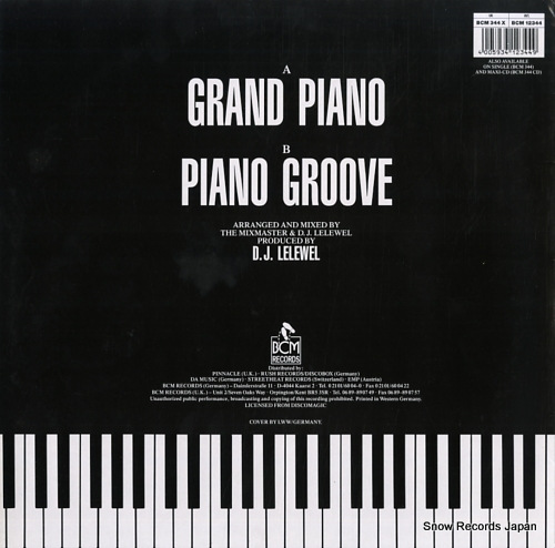 MIXMASTER, THE grand piano BCM344X / BCM12344