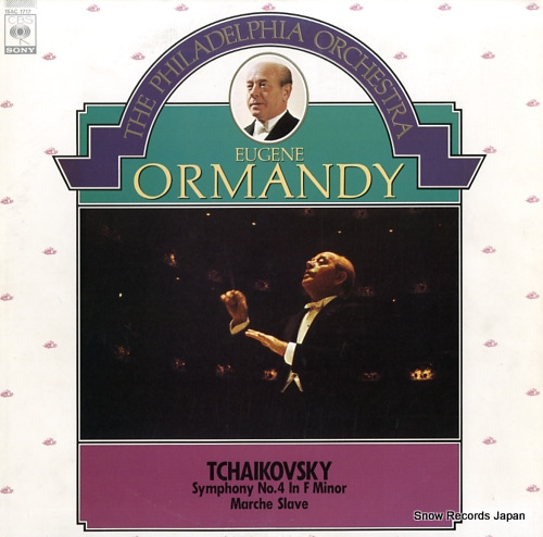 ORMANDY, EUGENE tchaikovsky; symphony no.4 in f minor / marche slave 15AC1717 - front cover
