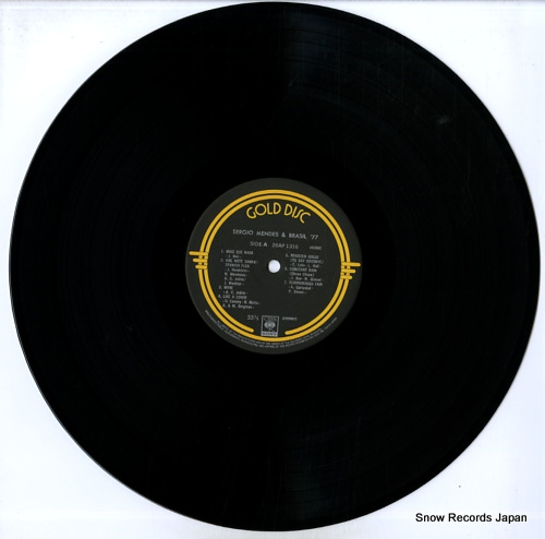 MENDES, SERGIO, AND BRASIL '77 sergio mendes & brasil '77 / gold disc 26AP1316