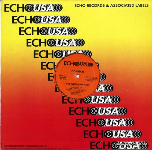 DONN-AH love with direction ECHO28 - front cover