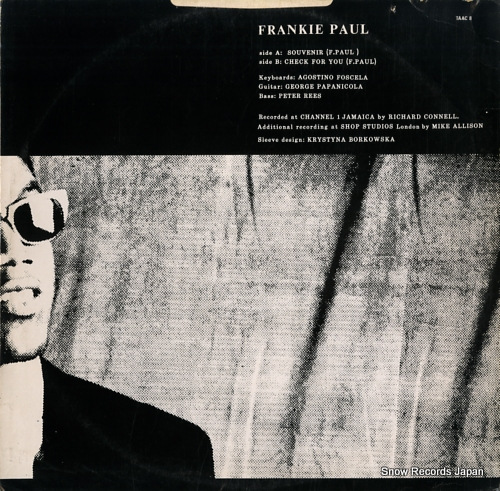 PAUL, FRANKIE souvenir / check for you TAAC8
