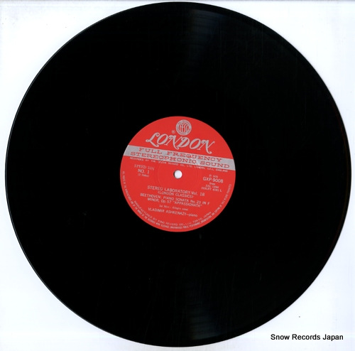 ASHKENAZY, VLADIMIR beethoven; piano sonata no.23 in f minor, op.57 