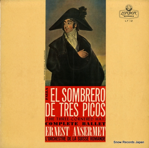ANSERMET, ERNEST falla; el sombrero de tres picos LY12