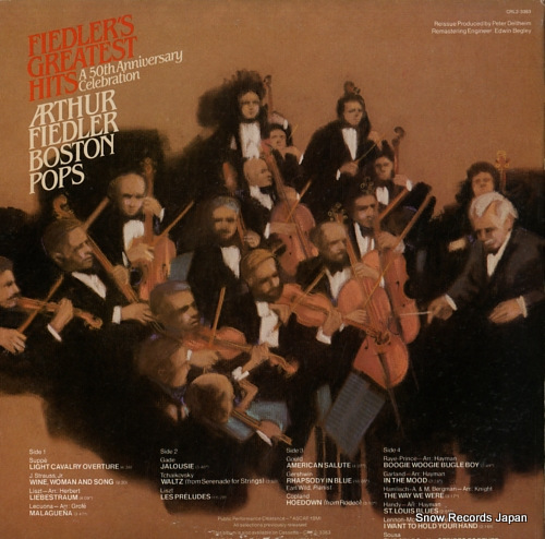 FIEDLER, ARTHUR fiedler's greatest hits a 50th anniversary celebration CRL2-3383