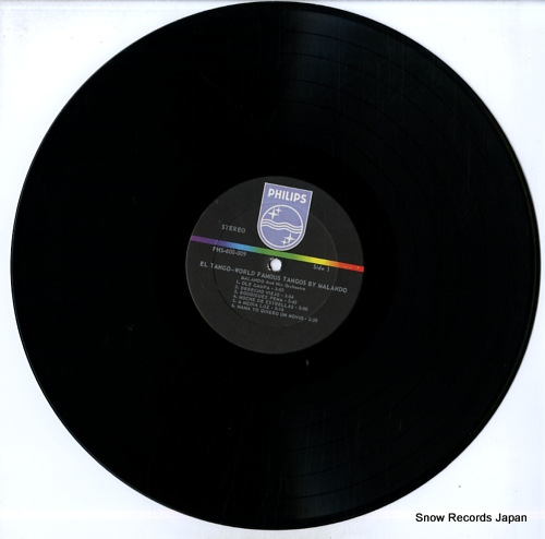 MALANDO el tango / world famous tangos by malando PHS600-009 - disc