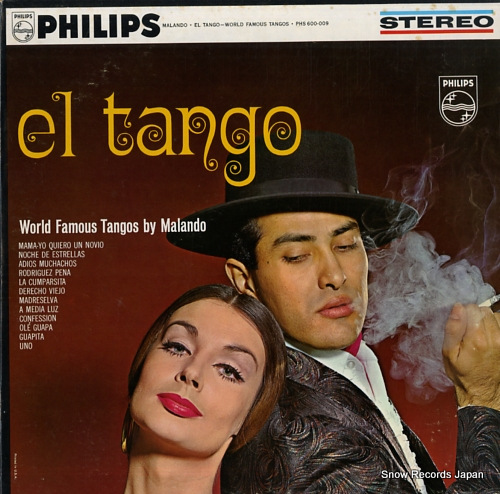 MALANDO el tango / world famous tangos by malando PHS600-009 - front cover