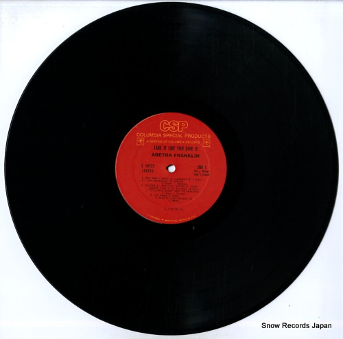 FRANKLIN, ARETHA take it like you give it C10725