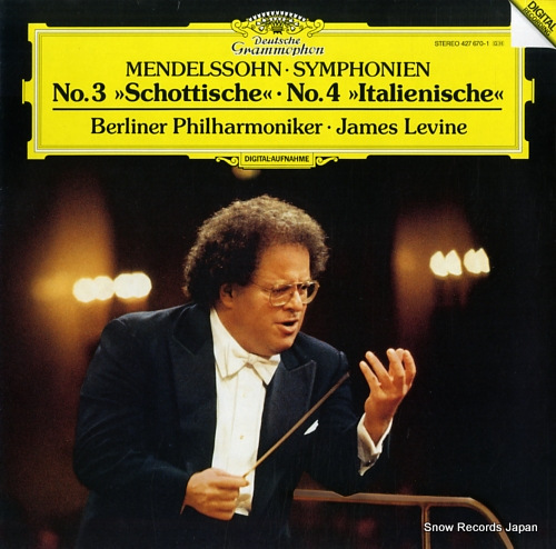 LEVINE, JAMES mendelssohn; symphonien no.3 