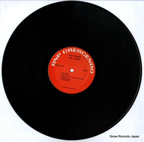 GILLESPIE, DIZZY paris concert GNPS9006