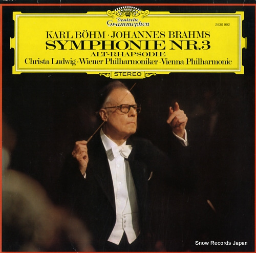BOHM, KARL brahms; symphonie nr.3 / alt-rhapsodie 2530992