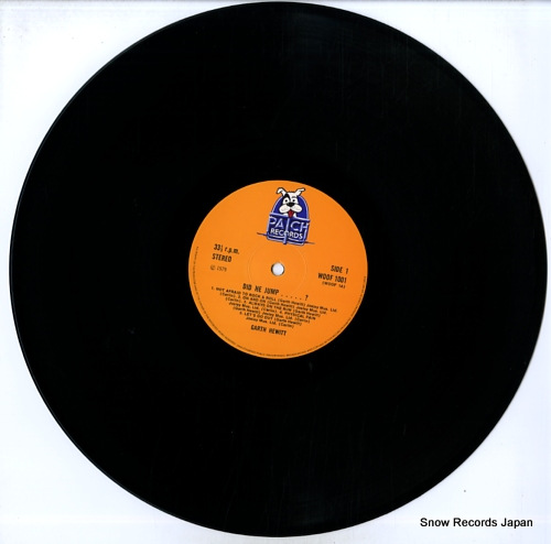 HEWITT, GARTH did he jump.....? WOOF1001 - disc