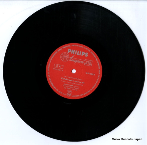 ORMANDY, EUGENE violinkonzert e-moll op.64 G05602R - disc