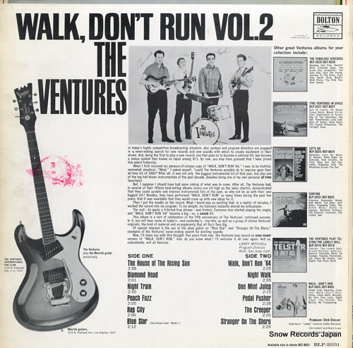 VENTURES, THE wark, don't run vol.2 BLP-2031