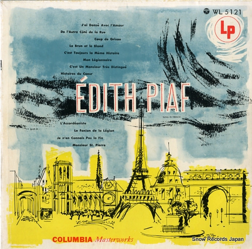 PIAF, EDITH edith piaf WL5121