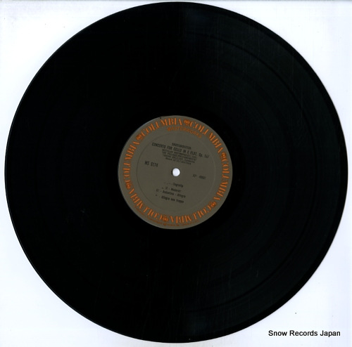 ORMANDY, EUGENE shostakovitch; concerto for cello in e flat MS6124