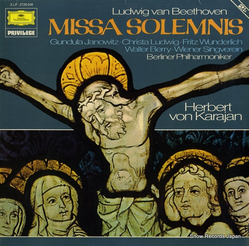 KARAJAN, HERBERT VON missa solemnis 2726048