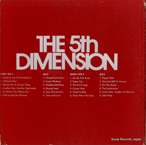 5TH DIMENSION, THE the 5th dimension SOPB-55155-6