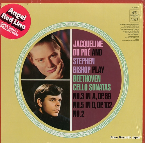 DU PRE, JACQUELINE beethoven; cello sonatas no.3 in a, op.69 & no.5 in d, op.102 & no.2 RL-32060
