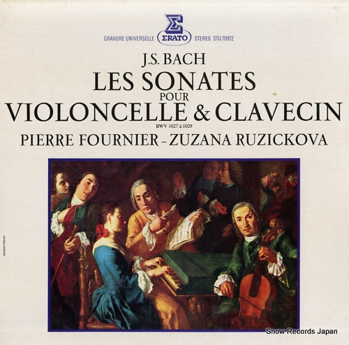 FOURNIER, PIERRE bach; les sonates pour violoncelle & clavecin STU70812
