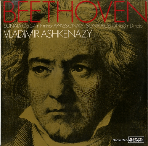 ASHKENAZY, VLADIMIR beethoven; sonata op.57 in f minor 
