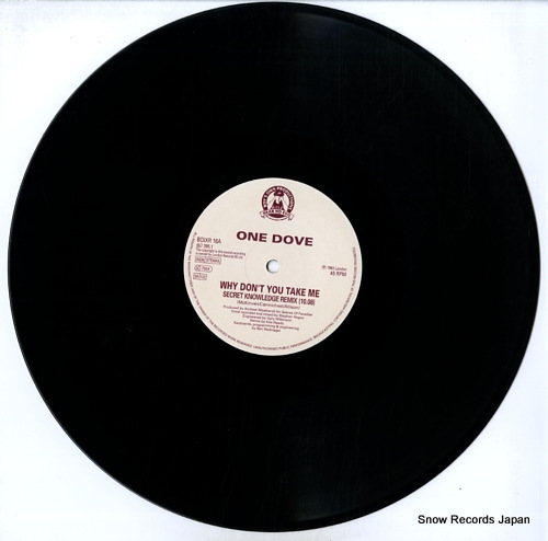 ONE DOVE why don't you take me BOIXR16 / 857395-1 - disc