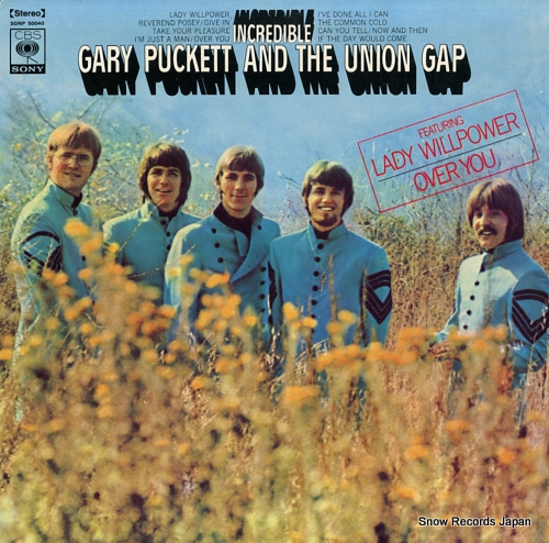 PUCKETT, GARY, AND THE UNION GAP incredible SONP50040