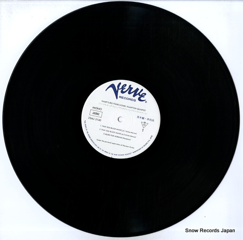 HAMPTON QUARTET, LIONEL hamp's big four 23MJ3140